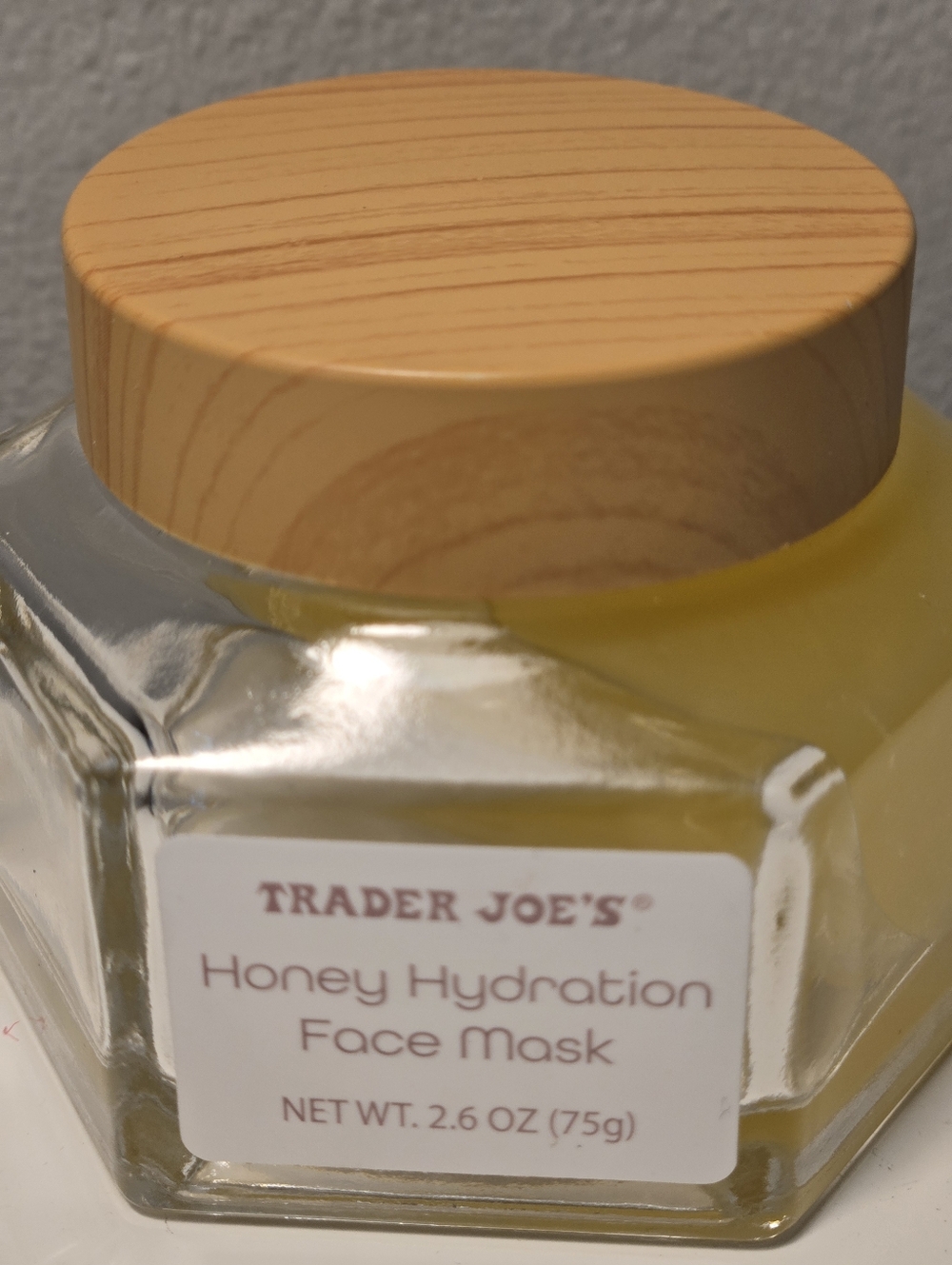 New 2.6 Oz Trader Joe's Honey Hydration Face Mask